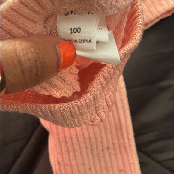 SHEIN Pink Ribbed Ruffle Kids Matching Set - Picture 3 of 5